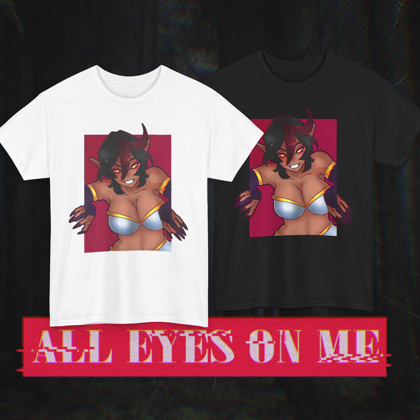 ALL EYES ON ME -- Cotton T-Shirt